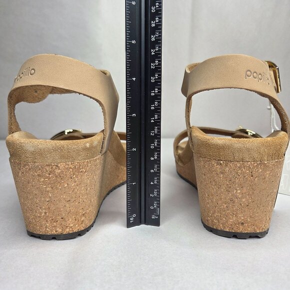 NWT Birkenstock Women's Papillio Soley Sandcastle Wedge Sandals - Picture 3 of 8